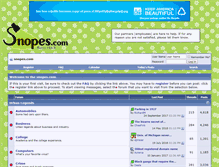Tablet Screenshot of message.snopes.com